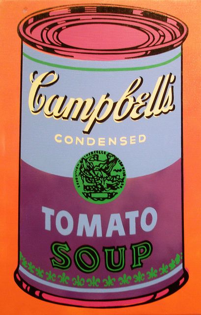 Andy Warhol 'Campbell's Soup', 1965, Milwaukee Museum of Art, Milwaukee, Wisconsin by hanneorla, via Flickr Andy Warhol Tomato Soup, Andy Warhol Campbells Soup, Campbell Soup Art, Andy Warhol Campbells Soup Pop Art, Richard Hamilton, Andy Warhol Early Drawings, Campbell's Soup Cans, Campbell Soup Company, Andy Warhol Pop Art