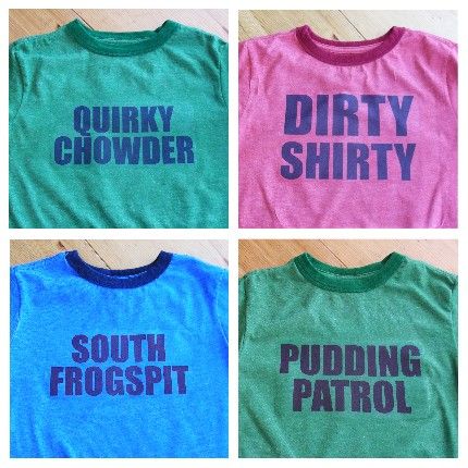 Quirky Chowder, Dirty Shirty, South Frogspit, Pudding Patrol #icarly #nickelodeon Icarly Shirts, Penny Tees, Shirt Slogans, 2000s Outfits, Slogan Tshirt, Icarly, Baby Tees, Graphic Apparel, Shirt Ideas