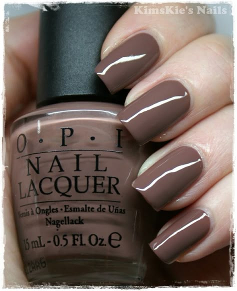 Over the Taupe Brown Nail Polish, Brown Nail, Fall Manicure, Fall Nail Colors, Brown Nails, Opi Nails, Manicure Y Pedicure, Nail Polish Colors, Gorgeous Nails