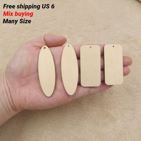 Unfinished Wooden Rectangle Earrings Blanks, Wood Ellipse Cutouts, Unfinish Plywood Oval Earrings Rectangle Earrings, Oval Earrings, Wood Project, Oval Earring, Plywood, Wood Projects, Better Living, Wood