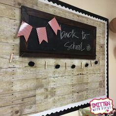 Shiplap Bulletin Board, Bulletin Boards, Lot, Diy Projects, Secondary Classroom Decor Shiplap Bulletin Board, Secondary Classroom Decor, Burlap Classroom, Shabby Chic Classroom, Classroom Tour, Classroom Makeover, Secondary Classroom, Back To School Bulletin Boards, Bulletin Board Ideas