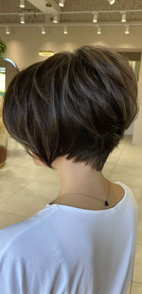 40 Best Pixie Haircuts & Hairstyles For Any Hair Type : Chocolate Brown Pixie Bob I Take You | Wedding Readings | Wedding Ideas | Wedding Dresses | Wedding Theme Short Hair Wedding Styles Bob, Short Hair Wedding Styles, Pixie Back, Feminine Hairstyle, Hair Wedding Styles, Bixie Haircut, Haircut And Style, Short Hair Wedding, Longer Pixie Haircut