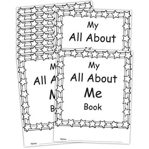 My Own All About Me Book: Grades 1-2 10-Pack - Classroom Resources & Supplies | EAI Education Journal Thoughts, All About Me Book, Abc Worksheets, Easy Lessons, Teacher Created Resources, Free Workbook, Vocabulary Building, Alphabet Coloring Pages, School Related