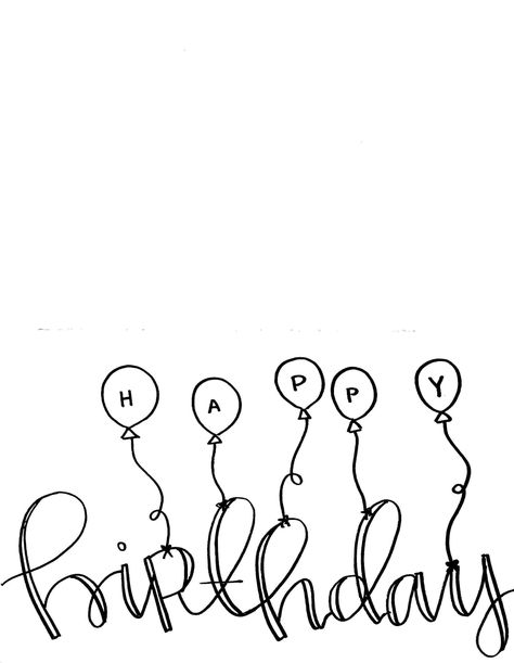 Get creative and send your loved ones heartfelt birthday wishes with these sweet and funny#birthdayfont #happybirthday #fontdesign #celebration #birthdaywishes Line Art Birthday Card, Birthday Cards For Boys Teenagers, Birthday Drawings Easy, Hand Drawn Birthday Cards, Happy Birthday Doodle, Birthday Doodles, Happy Birthday Doodles, Happy Birthday Calligraphy, Heartfelt Birthday Wishes