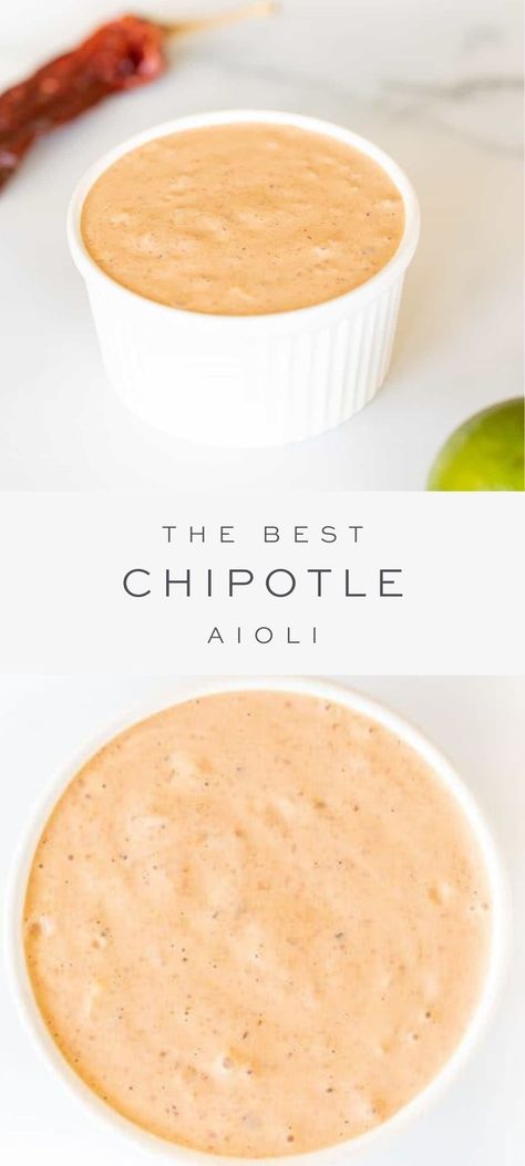 Easy Chipotle Mayo, Chili Aoli Recipe, How To Make Chipotle Mayo, Chili Aioli Recipe, Aoili Recipe Easy, Aioli Recipe Easy Mayo, Chipotle Aoli Recipe, Burger Aioli, Chipotle Aioli Recipe