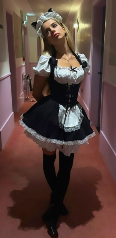 French Maid Halloween, French Maid Outfit, Maid Uniform, French Maid, Maid Service, Maid Outfit, Maid Dress, Sandra Bullock, Hot Outfits