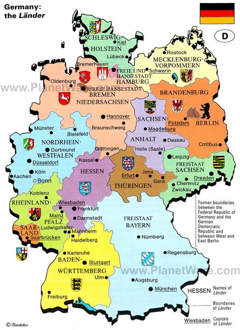 Map Of Germany, Genealogy Map, States And Capitals, German Heritage, Germany Map, Visit Germany, German Language Learning, Koln, Learn German