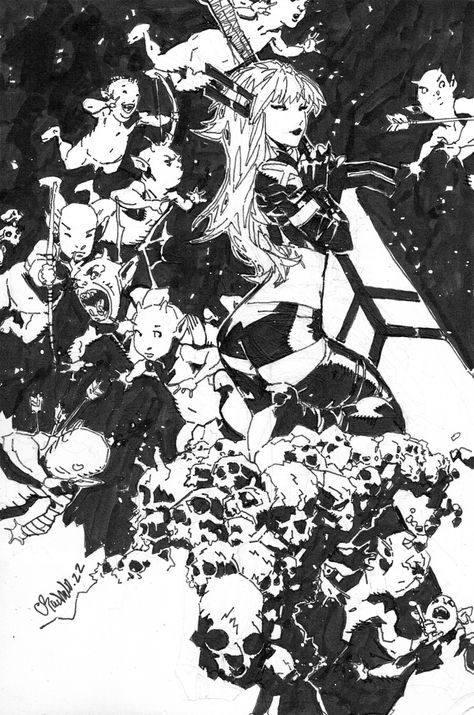 Deadpool And Spider Man, Chris Bachalo, Comic Book Drawing, Instagram Visual, Street Fighter Art, Comic Book Artwork, Superhero Comics, Dr Strange, Comic Illustration