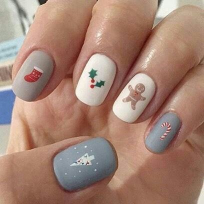 Nail Noel, Nail Art Noel, Cute Christmas Nails, Christmas Nails Easy, Christmas Gel Nails, Minimal Nails, Christmas Nails Acrylic, Nail Swag, Xmas Nails