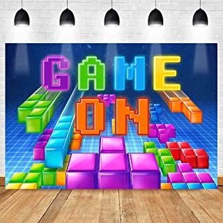 Classic Game Backdrop for Photography Colorful Small Squares Stacking Game Background Tetris Game Party Decoration Banner MEETSIOY 7x5ft LSMT1294 Tetris Party, Tetris Game, Stack Game, Photography Colorful, Decoration Background, Game Party, Game Background, Gaming Decor, Classic Games