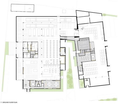 [Proj3ct | Barcelos, Portugal | Carcemal Factory] industrial architecture, graphic representation Warehouse Layout Floor Plans, Industrial Factory Architecture, Warehouse Floor Plan, Factory Building Design, Factory Plan, Warehouse Renovation, Warehouse Layout, Industry Architecture, Building An Addition