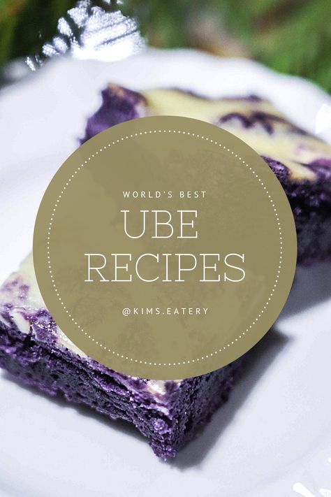 Ube Cream Puffs, Ube Macarons, Ube Cream Cheese, Ube Brownies, Ube Cookies, Ube Cheesecake, Ube Jam, Ube Recipes, Veggies Recipes