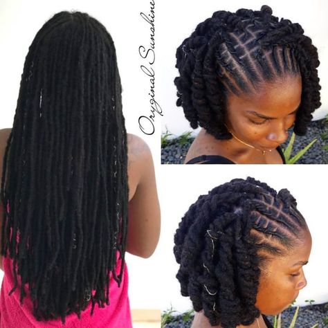 The Loc’d Room on Instagram: “So dope ❣️ @oryginalsunshine” Dread Updos For Black Women, Locs Updo, Dreadlocks Hairstyle, Natural Extensions, Short Dreadlocks, Loc Nation, Dreads Styles For Women, Dreadlock Hair, Blonde Dreads