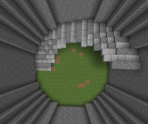 Spiral Staircase Minecraft, Minecraft Spiral Staircase, Minecraft Tunnel, Minecraft Spiral, Minecraft Kale, Staircase Minecraft, Minecraft Stairs, Minecraft Staircase, Minecraft Circles