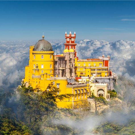 Pena Palace, St Michael's Mount, Solo Travel Destinations, Sintra Portugal, Ocean Air, Beautiful Castles, Spain And Portugal, Travel Alone, Best Places To Travel