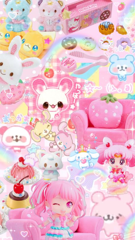 🎀!REPOST WITH CREDIT!🎀 🌸MADE BY ME!!🌸 Yume Kawaii Wallpaper, Cute Core Wallpaper, Cutecore Wallpaper, Pink Wallpaper Kawaii, Kawaii Wallpapers, Cute Core, Cute Backgrounds For Iphone, Magical Girl Aesthetic, Cute Items