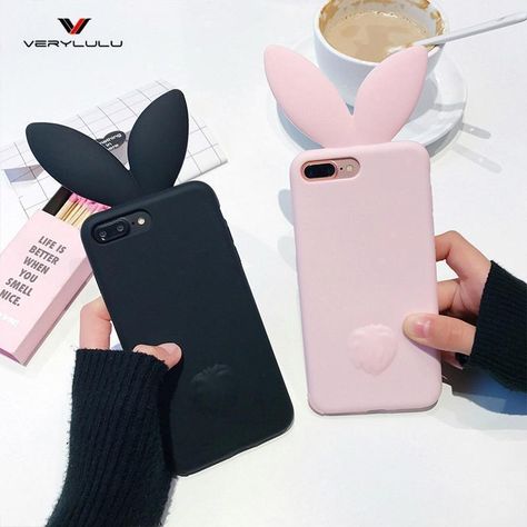 Cute Cat Mustaches iPhone Covers and Lovely Simple Rabbit Ears – Touchy Style  Compatible iPhone Model: iPhone 7 Plus,iPhone 6 Plus,iPhone 6s,iPhone 6s plus,iPhone 6,iPhone 7. Bunny Owner, Carcase Iphone, Bunny Hoodie, Iphone Price, Cheap Phone Cases, Phone Gadgets, Apple Phone Case, Adorable Bunny, Pattern Iphone Case