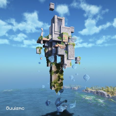 Aerolith Bastion My old build , available on patreon Follow @guuismc #minecraft #minecraftbuilds #minecraftbuild #minecraftideas #minecrafters City Inspiration, Minecraft Medieval, Minecraft Inspiration, Minecraft Room, Floating City, Minecraft Stuff, Minecraft Buildings, Minecraft Builds, Minecraft Ideas