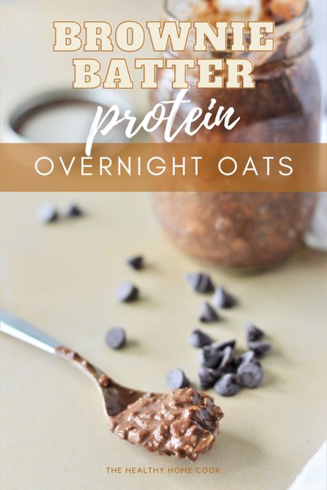 Brownie Batter Oats, Brownie Batter Overnight Oats, Healthy Valentines Treats, Healthy Filling Breakfast, High Sodium Foods, Protein Brownie, Sugar Free Brownies, Protein Overnight Oats, No Sodium Foods