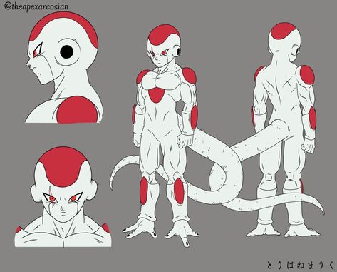 Frieza Race, Saiyan Armor, Flat Color Palette, Character Model Sheet, Things Change, Dragon Ball Super Manga, Dragon Ball Artwork, Manga Pages, Character Sketch