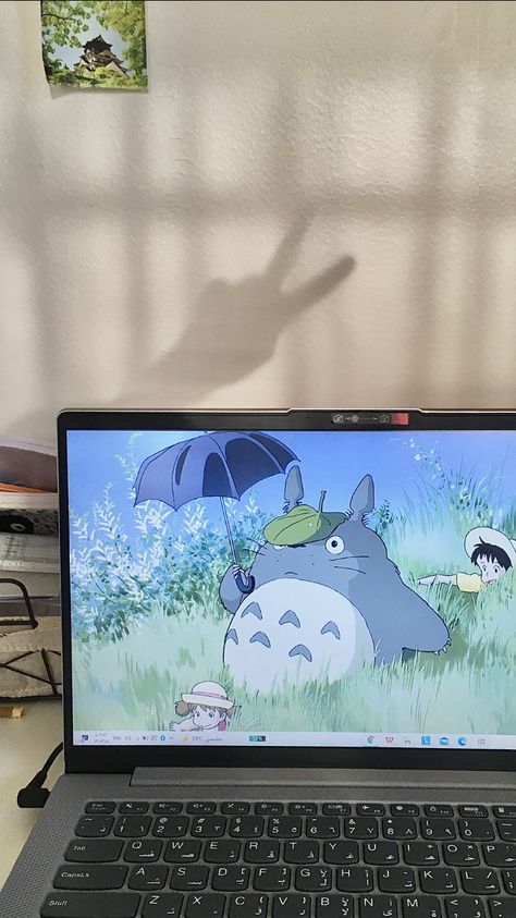 Watching Ghibli Aesthetic Laptop, Watching Ghibli Aesthetic, Ghibli Aesthetic, Girl Therapy, Aesthetic Poses, Aesthetic Laptop, Iphone Music, Cool Backgrounds Wallpapers, Backgrounds Wallpapers