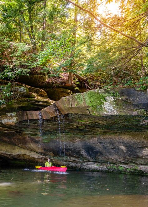 Grotto Falls, Lake Kayaking, Heavy Rainfall, Travel Time, Standup Paddle, Paddle Boarding, Outdoor Adventures, West Virginia, Natural Wonders