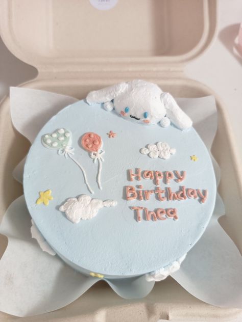 Cinnamoroll Birthday Cake, Cinamoroll Cake, Trinity Core, Cinnamoroll Cake, Cake Inspo, Cake Ideas, Cake Designs, Tart, Birthday Cake