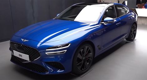 The 2022 Genesis G70 is available with three different engine options. Genesis G70, Genesis Gv80 Suv 2023, Genesis Gv80 Suv, Genesis Gv70 2023, Genesis G70 2022, Genesis Gv70 Electrified, Infotainment System, Apple Car Play, Car Manufacturers