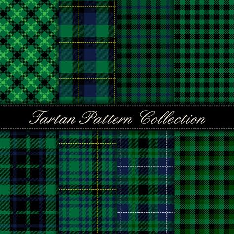 Elegant collection of dark green tartan seamless patterns Premium Vector | Premium Vector #Freepik #vector #christmas #vintage #abstract #texture Office Lobby, Green Tartan, Vector Christmas, Book Paper, Pattern Collection, Abstract Texture, Graphic Editing, Christmas Vintage, Tartan Pattern