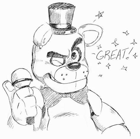 Fnaf Drawing Ideas, Fnaf Freddy Fazbear, Fnaf Freddy, Animatronic Fnaf, Fnaf Wallpapers, Fnaf Comics, Fnaf Memes, Fnaf Funny, Freddy Fazbear