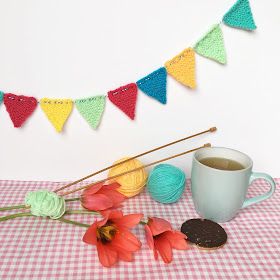 Knitted Bunting, Julie Taylor, Bunting Pattern, Bunny Knitting Pattern, Knitting Bag Pattern, Crochet Bunting, Loom Knitting Projects, Beginner Sewing Patterns, Yarn Stash