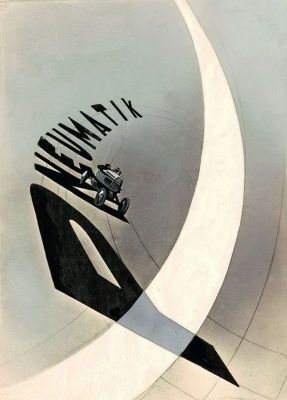 Pneumatik (Tire) (1923-24) Bauhaus Principles, Laszlo Moholy Nagy, Moholy Nagy, Set Design Theatre, Walter Gropius, Paul Klee, Advertising Poster, Wassily Kandinsky, History Design