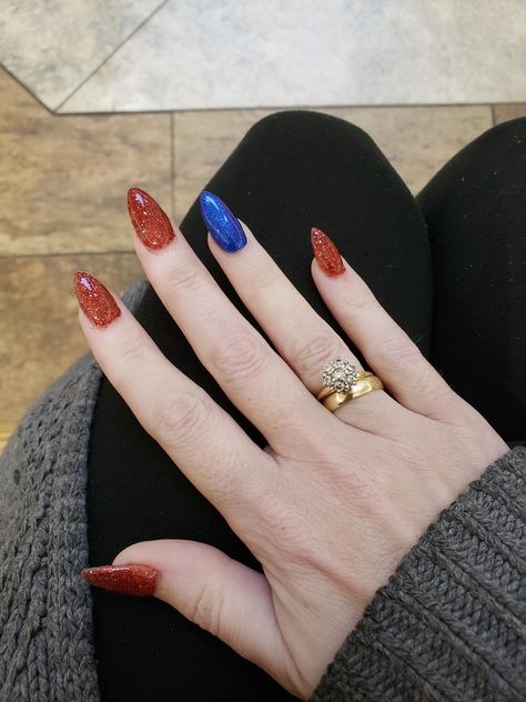 Wonder Woman inspired nails this week  #nail #nailart #nails #beauty Superman Nails, Wonder Woman Nails, Face Nails, Inspired Nails, Wonder Women, Nail Fashion, Fall Nails, Fashion Nails, Nail Design