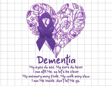 Alzheimer’s Awareness Month, Alzheimer’s Awareness, Alzheimers Poem, Alzheimers Tattoo, Alzheimers Quotes, Sister Images, Purple Ribbon Awareness, Alzheimer's Awareness, Alzheimers Activities