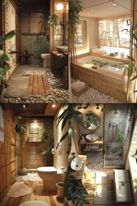 Japanese Inspired Bathroom, Japanese Bathroom Design, Small Bathroom Designs, Bathroom Layouts, Urban Apartment, Eclectic Bathroom, Bathroom Tile Ideas, Bad Inspiration, Bathroom Design Ideas