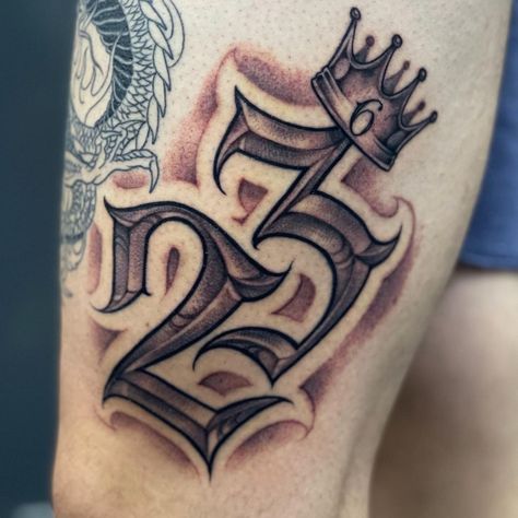 Lebron Tattoos Ideas, Hand Tattoo Lettering, Lebron Tattoo, 23 Tattoo Number Ideas, 13 Tattoo Ideas, 23 Tattoo, Cruz Tattoo, 6 Tattoo, Tattoo Lettering Alphabet