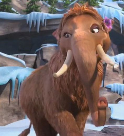 Ice Age: Continental Drift - Steffie (Nicki Minaj) is a teenager woolly mammoth who is the first-rate member of the Valley's popular crew, she is the alpha girl. Her friends, Katie and Meghan are always in agreement with her. She will do all that she can to keep any other ladies away from Ethan, which is why she dislikes and insults Peaches so much. She is the sassy leader of the Brat Pack. Ice Age Continental Drift, Ice Age 4, Alpha Girl, Continental Drift, Brat Pack, Blue Sky Studios, Woolly Mammoth, Wooly Mammoth, The Alpha