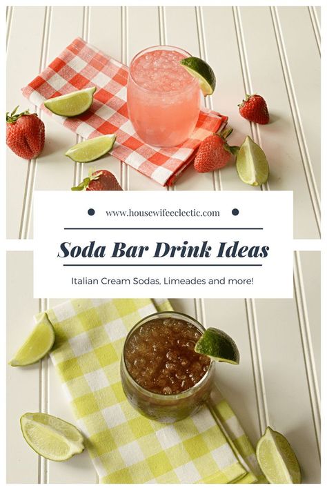 Soda Truck, Bar Drink Ideas, Dirty Diet Coke, Soda Drinks Recipes, Italian Soda Bar, Italian Sodas, Italian Cream Soda, Soda Bar, Soda Flavors