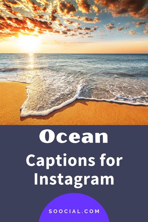 Ocean Captions, Sea Captions, Beach Puns, Beach Instagram Captions, For Instagram Post, Beach Captions, Captions For Instagram Posts, Short Instagram Captions, Instagram Captions For Selfies