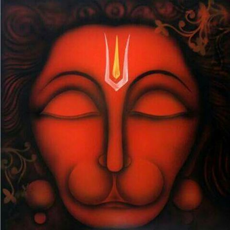 Hanuman calm face Hanuman Painting Abstract, Hanuman Abstract Painting, Sita Ram Hanuman, Shree Ram Sita, Hanuman Painting, Hanuman Art, Kashtabhanjan Dev, Ram Bhakt Hanuman, God Painting