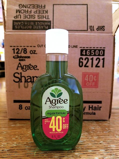 Vintage Agree Shampoo bottle  - Regular formula Agree Shampoo, Vintage Beauty Products, Barbie Hairstyle, 70s Girl, V Hair, Right In The Childhood, 80s Girl, Vintage Childhood, Retro Beauty