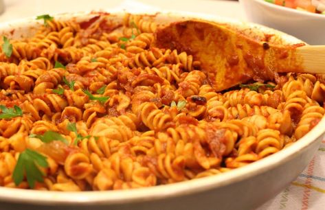 Rotini Pasta Recipes, Easy Marinara Sauce, Wheat Pasta, Rotini Pasta, Veggie Pasta, Whole Wheat Pasta, Breakfast Snacks, Picky Eater Recipes, Marinara Sauce