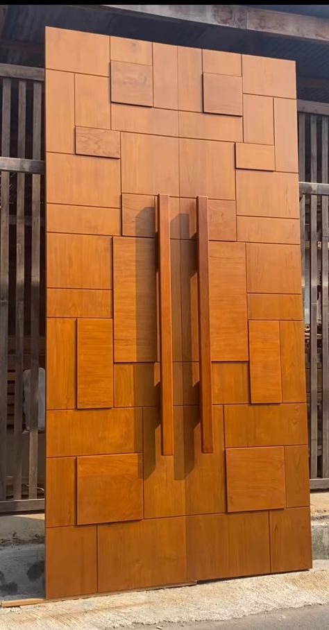 Teak Wood Double Door Design, Wooden Double Front Doors Modern, Main Double Door Design Wood, Front Double Door Design Wood Modern, Main Door Double Door Designs, Main Door Design Entrance Modern Luxury, Wooden Double Door Design, Modern Double Doors Entrance, Unique Door Design