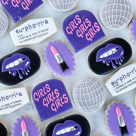 Euphoria Party Snacks, Euphoria Bachelorette, Euphoria Food, Euphoria Theme, Euphoric Feeling, Personalised Sweets, Euphoria Party, Birthday Snacks, Pool Birthday