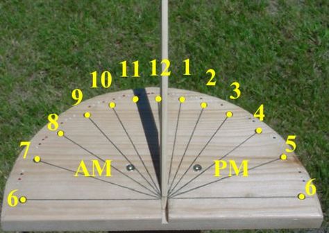 Diy Sundial, Sun Dial, Sundials, Hoover Dam, School Garden, Bud Light, Seville, Astronomy, Habitat