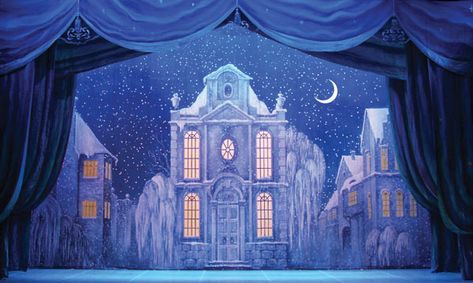 Theatre Backdrops, Nutcracker Costumes, East Of The Sun, Toy Theatre, Theatre Design, Nutcracker Ballet, Theatre Arts, Theatre Set, Scenic Design