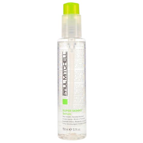 Paul Mitchell Smoothing Super Skinny Serum 5.1 oz - Walmart.com Sleek Blowout, Paul Mitchell Hair Products, Paul Mitchell Color, Dry Frizzy Hair, Beard Straightening, Aloe Juice, Hair Styling Products, Hair Frizz, Color Shampoo