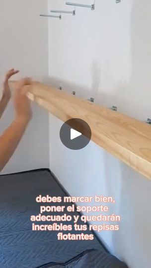 1M views · 28K reactions | ✅ Pernos para Repisas flotantes | By Casa del Carpintero, El SalvadorFacebook Estantes Flotantes, Wall Spaces, Home Diy, Home Office, Home Ideas, Wall, Quick Saves