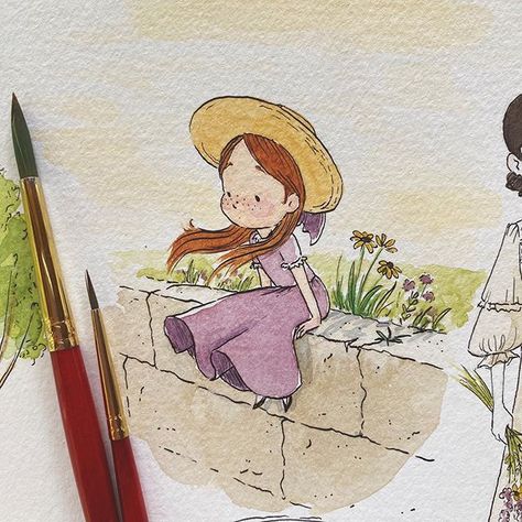 Alexandra Thompson (@alexandraco_illustration) • Instagram photos and videos Children Book Illustration Watercolor, Watercolor Doodles, Illustration Art Kids, Picture Books Illustration, Ink And Watercolor, Book Illustration Art, 수채화 그림, Watercolor Art Lessons, Cute Easy Drawings