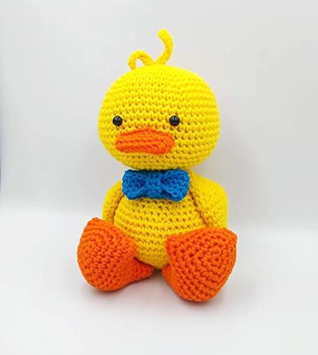 PATRON GRATIS Lindo Patito Llavero Amigirumi - Crochetisimo Duck Crafts, Free Amigurumi Patterns, Amigurumi Toys, Amigurumi Free Pattern, Amigurumi Pattern, Free Pattern, To Share, Hello Kitty, Amigurumi